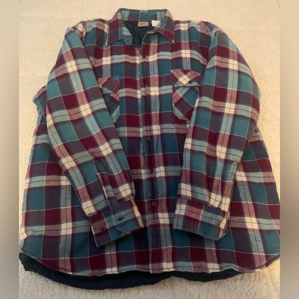 Vintage Sports A Field Thermal Flannel Size 2X